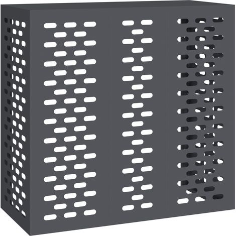Funda para Aire Acondicionado Gris antracita 110 x 50 x 105 cm vidaXL