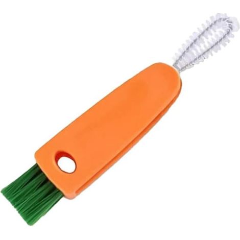 Brosse pour Bouchons de Bouteilles, 3 en 1 Bouchon be Bouteille be Détail Brosse, Brosse de Nettoyage Multifonction, Mini Tasse Couverture Nettoyage Brosse (1/2)