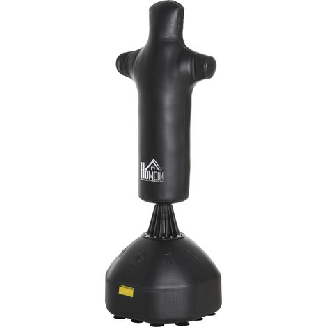Sac de frappe debout 180 cm colonne boxe adultes débutants professionnels robuste noir