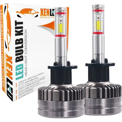 Kit Ampoules LED H1 XS9 60W 5200Lms Premium LED Pro - Design Lentille 12V Lampe haute puissance pour voiture, la paire (1/5)
