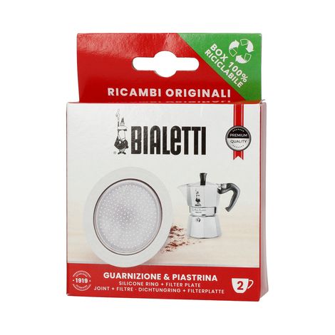 Bialetti – Dichtung + Sieb für Bialetti Moka Induction 2tz Kaffeemaschinen (1/3)