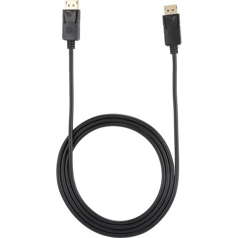 Câble DisplayPort 1.8M DP vers DP Noir pour Accessoires Téléphone et Écran (1/5)