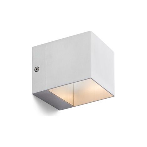 Lampada faretto ESSEX da parete alluminio pettinato 230V G9 33W