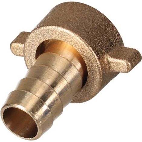 Raccord De Robinet En Laiton - Filetage Interieur 3/4' - Tuyau 5/8' (1/5)