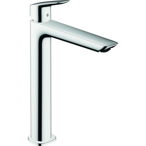 Hansgrohe Logis - Grifo de lavabo Fine 240, con desagüe, EcoSmart, cromo 71257000 (1/2)