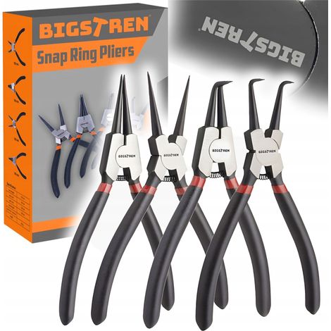 Pinze per anelli elastici 4 pezzi Bigstreen 22159 (1/5)