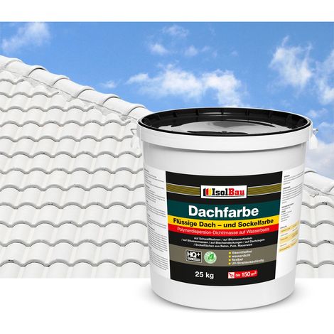Pintura para techos IsolBau color blanco 25 kg (1/5)