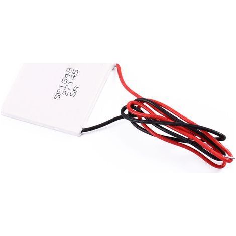 Umweltfreundlich, hohe Zuverlässigkeit, thermoelektrischer Stromgenerator, 40x40mm weißes Peltier-Element, für den Heim- und Industrieeinsatz (1/5)