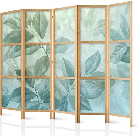 Paravento decorativo artgeist motivo botanico verde 172x225 cm