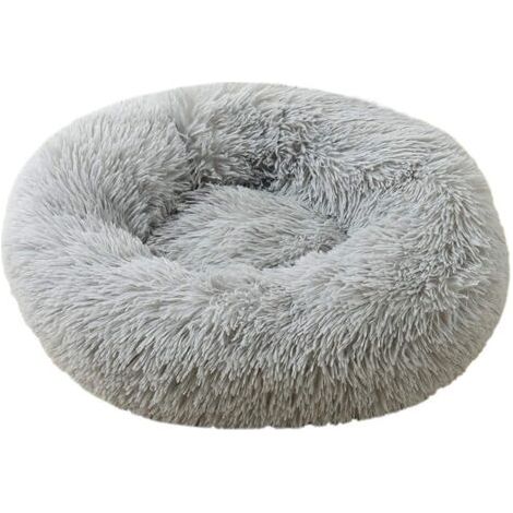 Panier coussin et couchage pour chat 80 cm gris clair