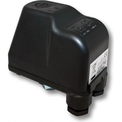 Pressostat réglable 1-phase 230V – Plage de pression 1.4 à 4.1 bars – IP56 pour installations domestiques – 10A pour pompes et compresseurs (1/4)