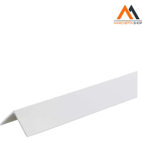 ANGOLARE 40X40 PVC BIANCO 2 MT