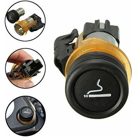 Allume-Cigare De Voiture Et Boîtier Cig Compatible avec Peugeot 206 308 406 607 (1/4)