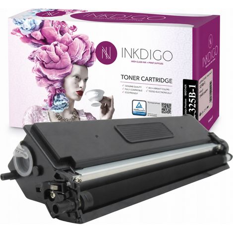 Inkdigo Toner TN325BK kompatibel mit Brother DCP-9055CDN HL-4140CN TÜV-zertifiziert (1/5)