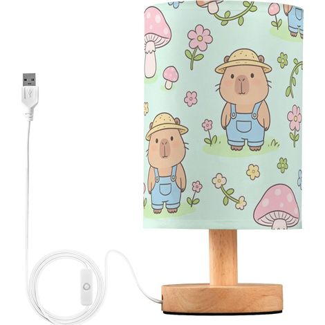 Petite lampe de table à ressort - chevet pour chambre d'enfant (1/5)