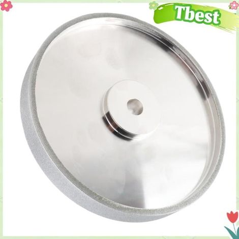Tbest meule de ponçage Meule CBN 180, 1 Pouce de Large, Roue D'affûtage de Broche de 5/8 Pouces pour Meuleuse outillage tambour (1/5)