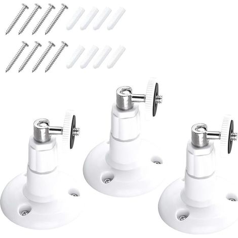 3er-Set verstellbarer 360°-Wandhalterungen – Kompatibel mit Ring Stick Up Cam Pro – 360° drehbar – Für Innenkameras der 1. Generation (1/5)