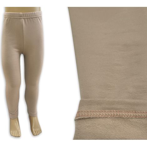 Isolierte Leggings 104/110 elastische Kinderhose beige (1/3)
