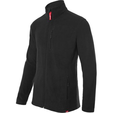 chaqueta polar de microfibra 201502. microfibra polar 100% poliéster. 220 g/m². negro - velilla talla xl