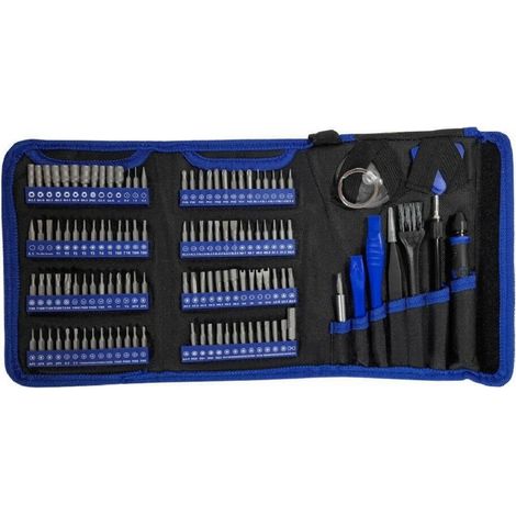 Trade Shop - SET UTENSILI 125 IN 1 FÜR CELLULAR REPAR SMARTPHONE TABELLET PC - (1/4)