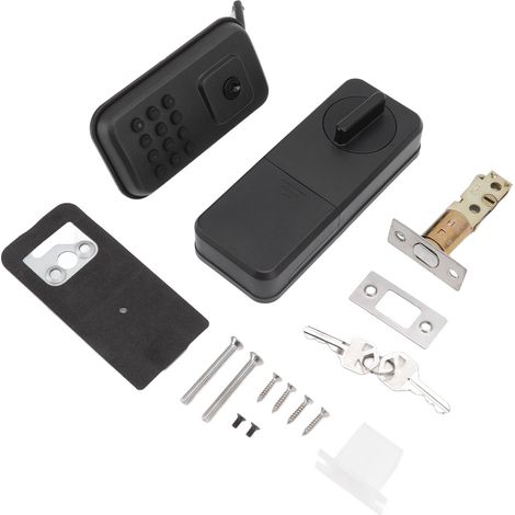 Serrure de porte intelligente à code, en alliage de zinc et ABS, mécanique, pour bureau, maison ou hôtel. (1/5)