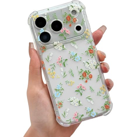 Coque pour iPhone 18 Pro Max,Motif Floral,Fleur Sauvage (1/5)