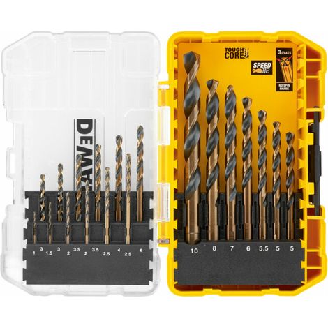 Jeu de forets à métaux HSS-G DEWALT, 19 pces (1/5)