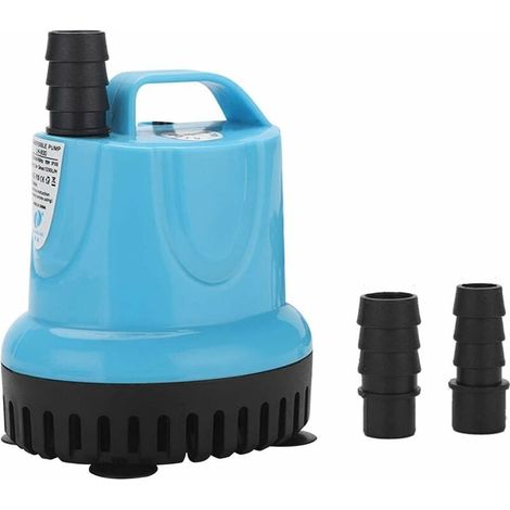 25W Pompe à Eau Submersible Pompe d'aspiration à Fond Silencieux avec Protection Contre Les Brûlures à Sec, Pompe de Réservoir de Poissons pour Aquariums d'étang Hydroponique Fontaine-LIAIKI (1/5)