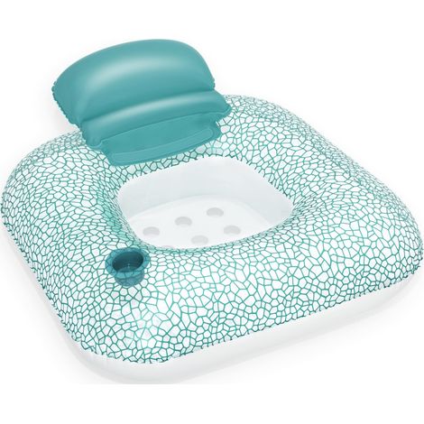 Bestway 43097 / 26 poltrona gonfiabile Poltrona a un posto Colore menta, Trasparente, Bianco