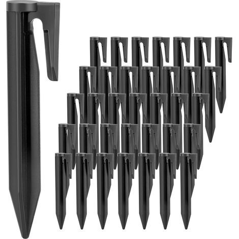 Lot 100 piquets ancrage sol – pour câble délimitation tondeuse robot – compatible Gardena, Worx, Bosch (1/5)