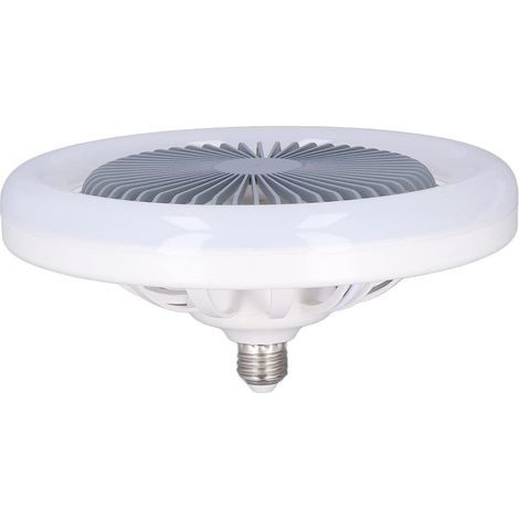 Geschlossener Deckenventilator mit LED-Beleuchtung, 30 W, E27, 85–265 V, Fernbedienung, kompakte Größe (1/5)