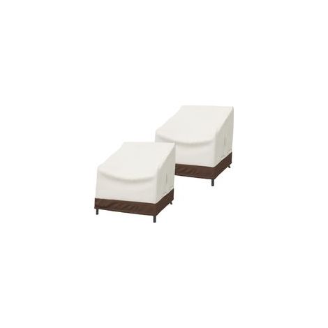 Funda protectora para sillón, juego de 2, 80 x 85 x 91,5 cm - Crezuo