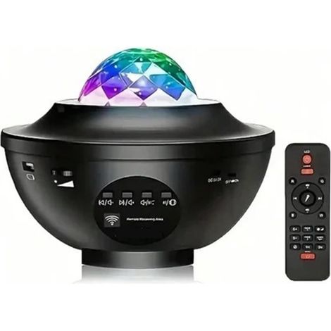 Projecteur LED De Galaxie Étoilée, Veilleuse, Cadeau For Enfant, Lecteur Musique USB Bluetooth, Lampe Nuit Colorée Projection Haute DéFinition (1/5)