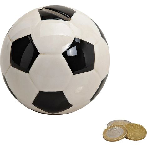Tirelire en céramique ballon de foot