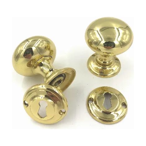 COPPIA POMOLO COTTALI R8 OTTONE LUCIDO  CT11092OLV (1/2)