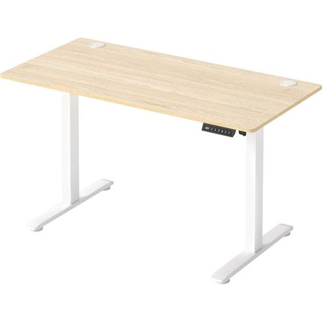 Levede Electric Standing Desk Height Adjustable with Memory Control Natural