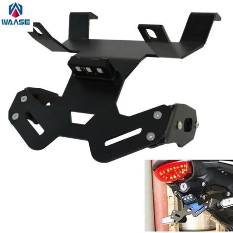 Support De Plaque D\'immatriculation Avec Lumière Led, Pour Honda Cb125r Cb150r Cb300r Cb 125 150 300 R 2018 2 (1/4)