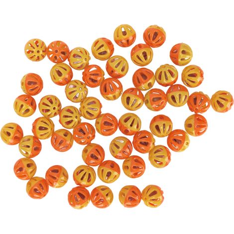Balle pour animaux de compagnie, jouet interactif, chat en plastique avec cloche pour chatons, Hamsters, Chinchillas, 50 pièces (1/5)