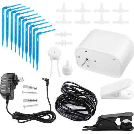 Programmeur d'arrosage intelligent Bluetooth pour jardin, minuterie automatique goutte-à-goutte contrôlée par application mobile, matériau ABS robuste (1/5)