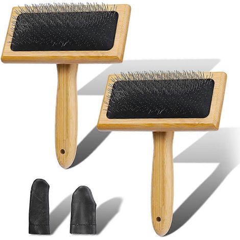 Stück Wollkardierer aus Holz, für Wolle, zum Filzen und Spinnen