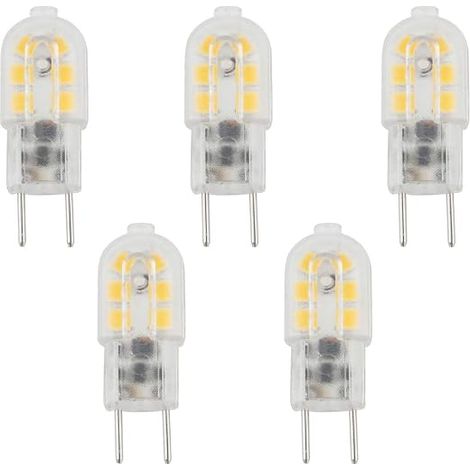ampoules LED 3 W G6.35 AC/DC 12 V blanc chaud 3000 K Bi pin JC type GY6.35 lampe de bureau, accent, écran, éclairage de paysage (1/5)