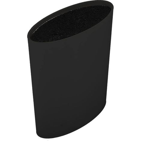 Fibre Knife Holder Knife Block Universal Oval-Shaped Knife Stand Knife Holder Without Knives for Ceramic Knives Steak Knives Vegetable Knives Up to 12 Knives (1/5)