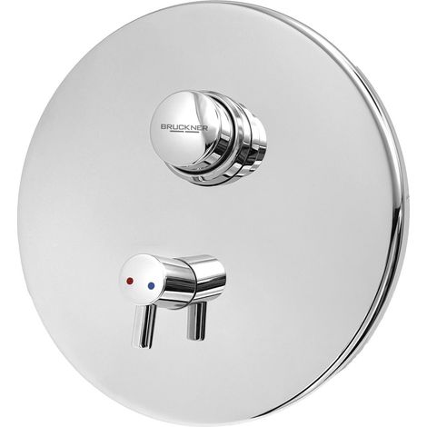 Mitigeur de douche encastré à fermeture temporisée TEMPOR avec contrôle de température, chrome