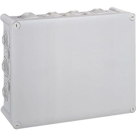 Boîte de dérivation rectangulaire Plexo dimensions 310x240x124mm - gris RAL7035 - 092082 - LEGRAND