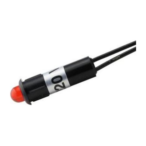 Dispositiv elektro-dh 12.727/5/R LED 5mm 12V DC (1/3)