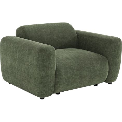 Poltrona in tessuto verde - POGNI di Maison Céphy (1/2)