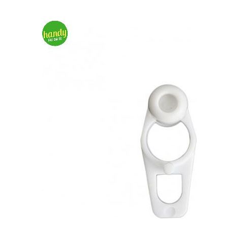 Scivolo per binario Cintacor in plastica colore bianco 20 pezzi (1/4)