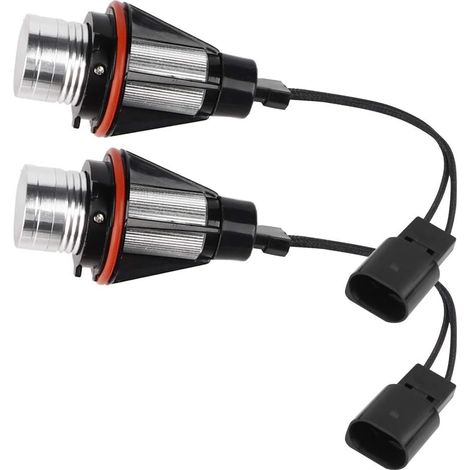 LED-Angel-Eye-Lampe – 2 Stück – Aluminium – 6000 K Weiß – Für BMW E60, E39, E53 – 10 W (1/5)
