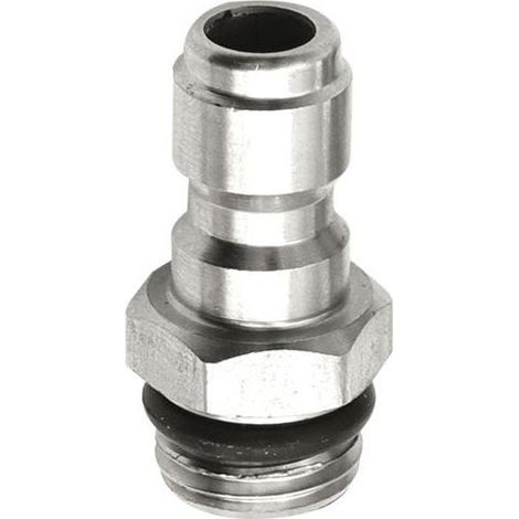 Connecteur à Dégagement Rapide 1/4', 14 mm Mâle à 1/4 Pouce Rapide Dégagement Adaptateur Pulvérisateur de Savon pour Laveuse à Pression, Lance en Mousse de Neige Coupleur en Acier Inoxydable (1/5)