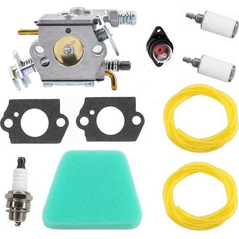 S-GIANT Carburateur pour Walbro WT-89 WT-891 W-20 WT-324 WT-391 WT-600 WT-624 WT-625 WT-637 WT-662 C1U-W8 C1U-W14 Poulan 1950 2050 2150 2375 Tronçonneuse (1/5)